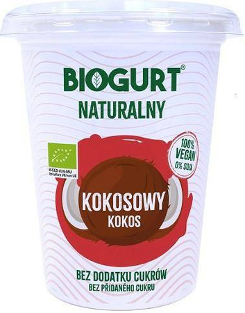 Biogurt - alternativă vegană, fermentată de iaurt de nucă de cocos BIO 400 g